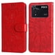 thumbnail image 1 of Funda tipo cartera FOXDOCK para Xiaomi Poco M4 Pro 4G , diseño girasol en relieve, cuero PU, cierre magnético, soporte y tarjetero, 1 of 5