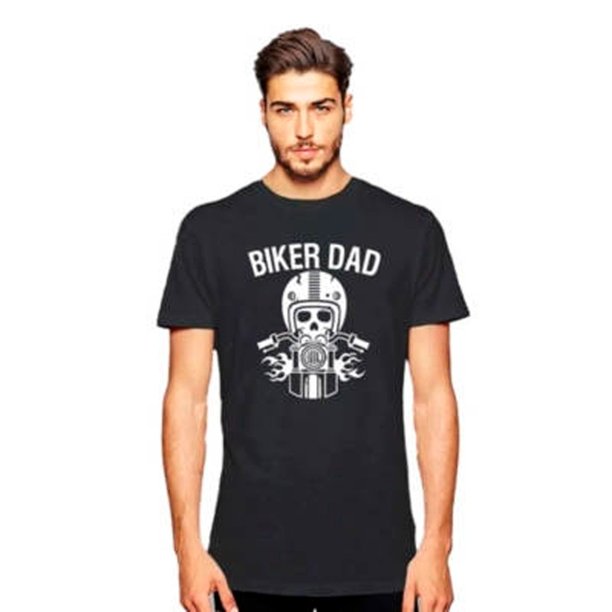 Polera Diseño Papa Motociclista Dia del Padre Papa Hombre