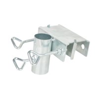 Magideal - Soporte De Sombrilla Con Abrazadera Para Exteriores, Práctico Soporte De Sombrilla De Terraza Con Clip Fijo Para Barandilla De Balcón, Patio Y Balcón.