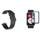 thumbnail image 1 of Kit Correa Compatible Huawei Watch Fit + Lamina Negro, 1 of 4