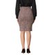 thumbnail image 3 of FALDA DE TWEED A CUADROS DE CINTURA ALTA CON ABERTURA A LA RODILLA PARA MUJERES INSPIRE CHIC L BURDEOS, 3 of 5
