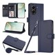 thumbnail image 1 of Funda Billetera Delgada para Honor X7E, Cuero Sintético, Azul, 1 of 6