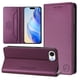 thumbnail image 2 of Funda Billetera con Soporte para iPhone 17e/iPhone 16e Bloqueo RFID Plegable Violeta, 2 of 6