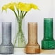 thumbnail image 5 of Florero Decorativo De Vidrio Con Diseño Base Ancha Gris 25, 5 of 7