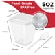 thumbnail image 3 of Vasos transparentes de plástico para postres Crystry de 5 oz, paquete de 100 con tapas, 3 of 6