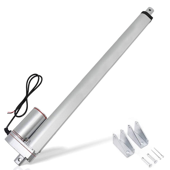 Actuador lineal ECO-WORTHY de 12 V, 400 mm, carrera, 150 kg de carga