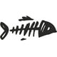 thumbnail image 1 of Sticker Pez Esqueleto Fé Resurrección Auto Camioneta, 1 of 3