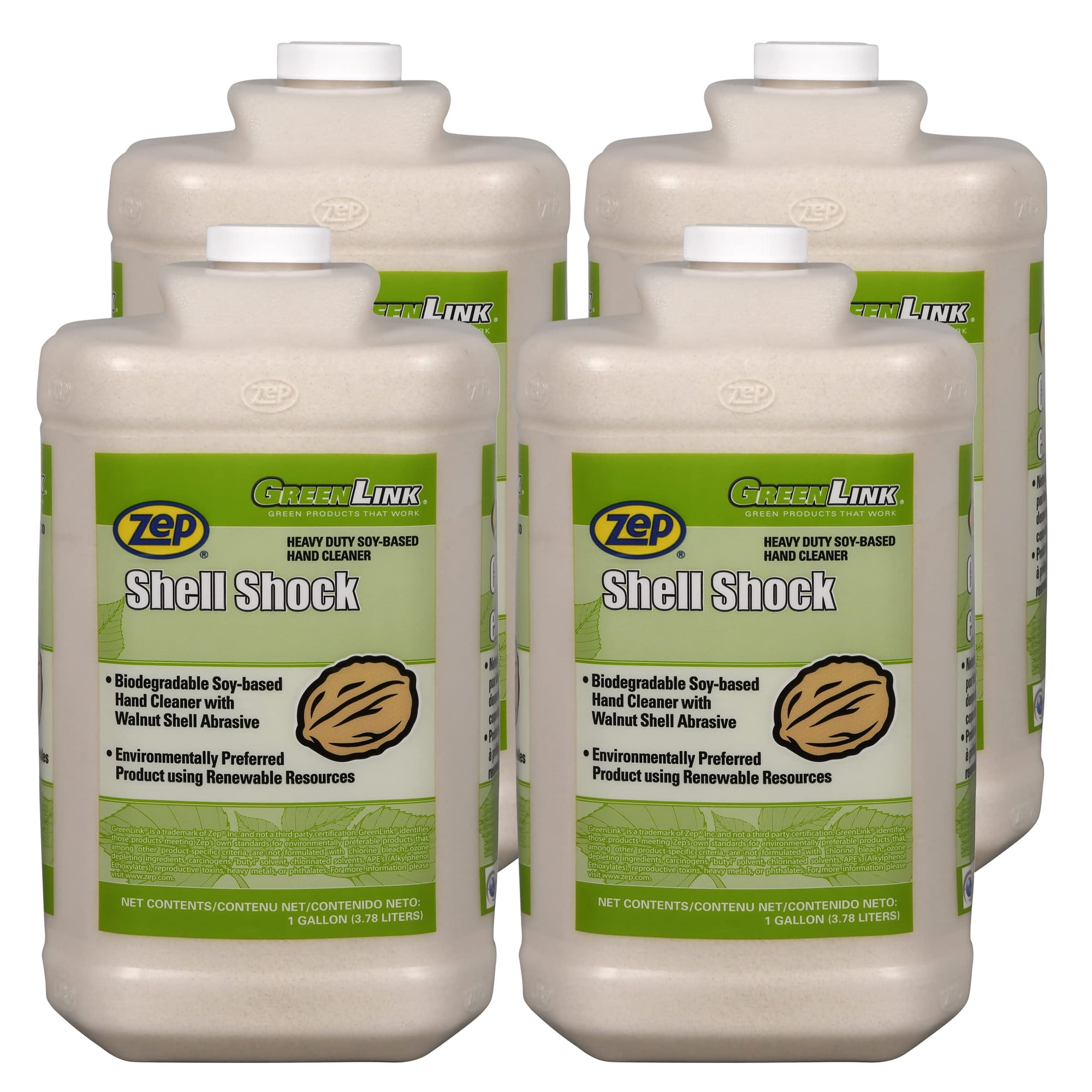 Limpiador De Manos Zep Shell Shock Industrial 3,78 L (caja De 4)