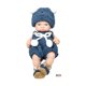 thumbnail image 2 of Juguete Muñeca Realista 29cm Silicona Vestido Azul Infantil, 2 of 2
