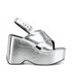 thumbnail image 1 of Sandalia Plataforma Plateado Fiesta Lt106 Mujer, 1 of 3