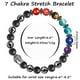 thumbnail image 3 of Pulsera HESHPAWS Chakra & Buddha Gemstone Healing Stones 7 pulgadas, 3 of 3