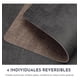 thumbnail image 3 of Set 4 Individuales Ecocuero Impermeables Antimanchas Reversibles Jaspeado Café, 3 of 8