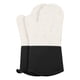 thumbnail image 1 of Guantes de horno de silicona y algodón, resistentes al calor e impermeables, guantes de cocina con agarre para hornear, 2 piezas de guantes de cocina negros 11.4x7.3x7.3 pulgadas, 1 of 7