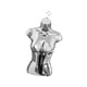 thumbnail image 5 of Maniquí femenino Torso exhibición Torso cuerpo ropa interior exhibición espalda hueca cuerpo maniquí gancho colgante para tienda espectáculos de ropa Plata, 5 of 5
