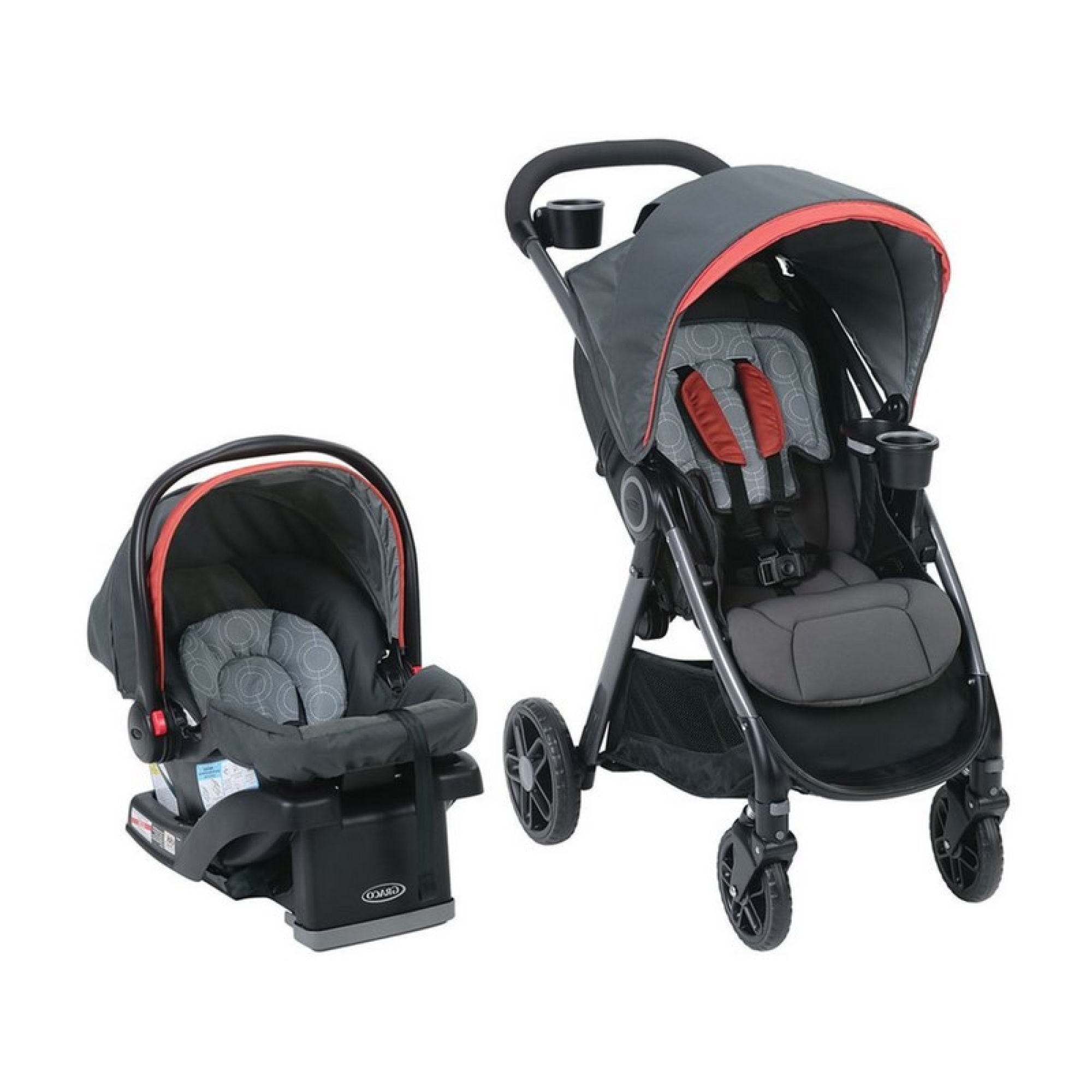 Coche Bebé Travel FastActio Gris