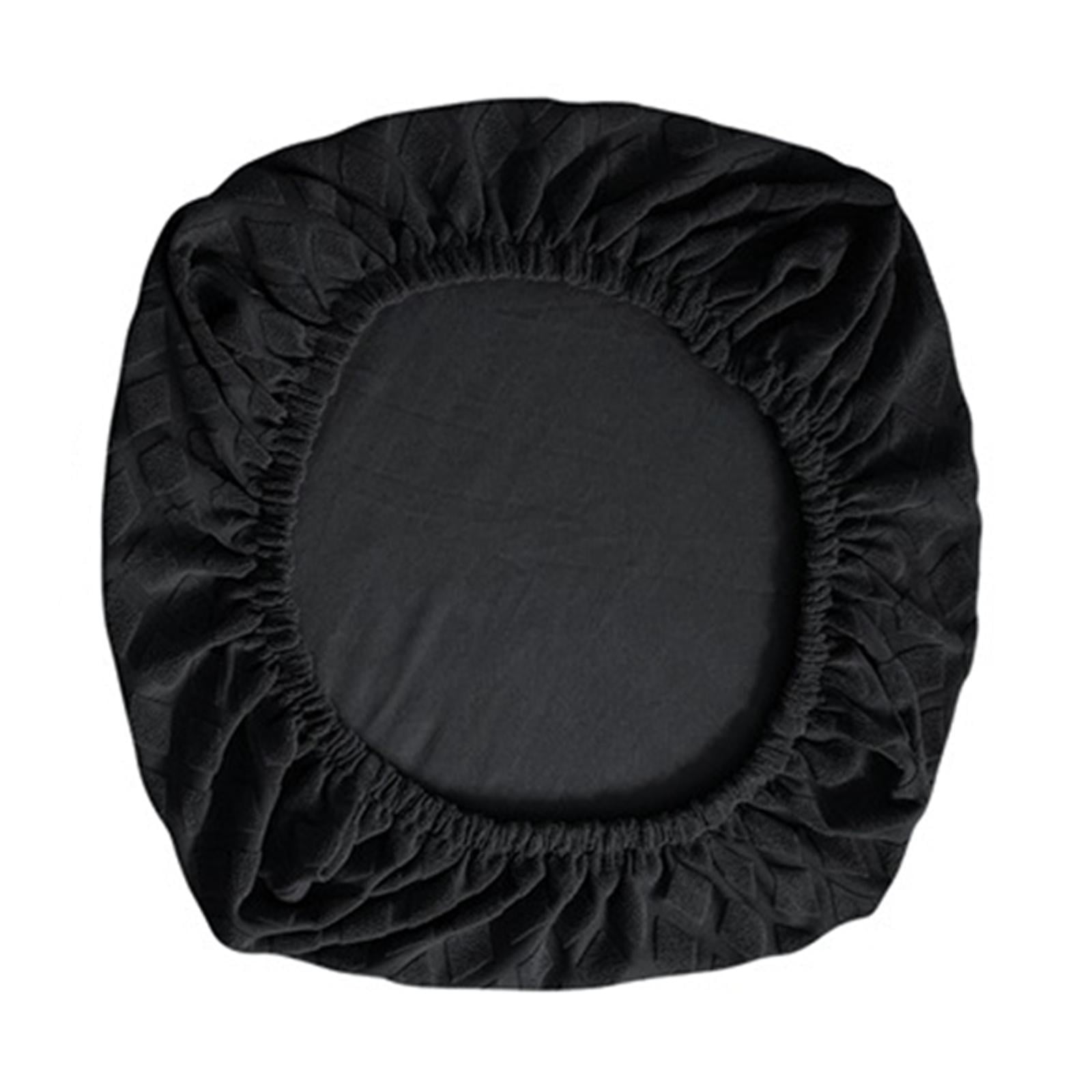Bothyi - Funda Para Asiento De Silla Comedor Funda Para Asiento De Silla Desmontable Lavable Negro