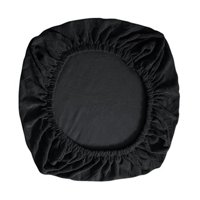 Bothyi - Funda Para Asiento De Silla Comedor Funda Para Asiento De Silla Desmontable Lavable Negro