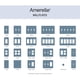 thumbnail image 3 of Placa de pared Amerelle Devon con 2 palancas de acero cepillado, paquete de 1 unidad, 3 of 4