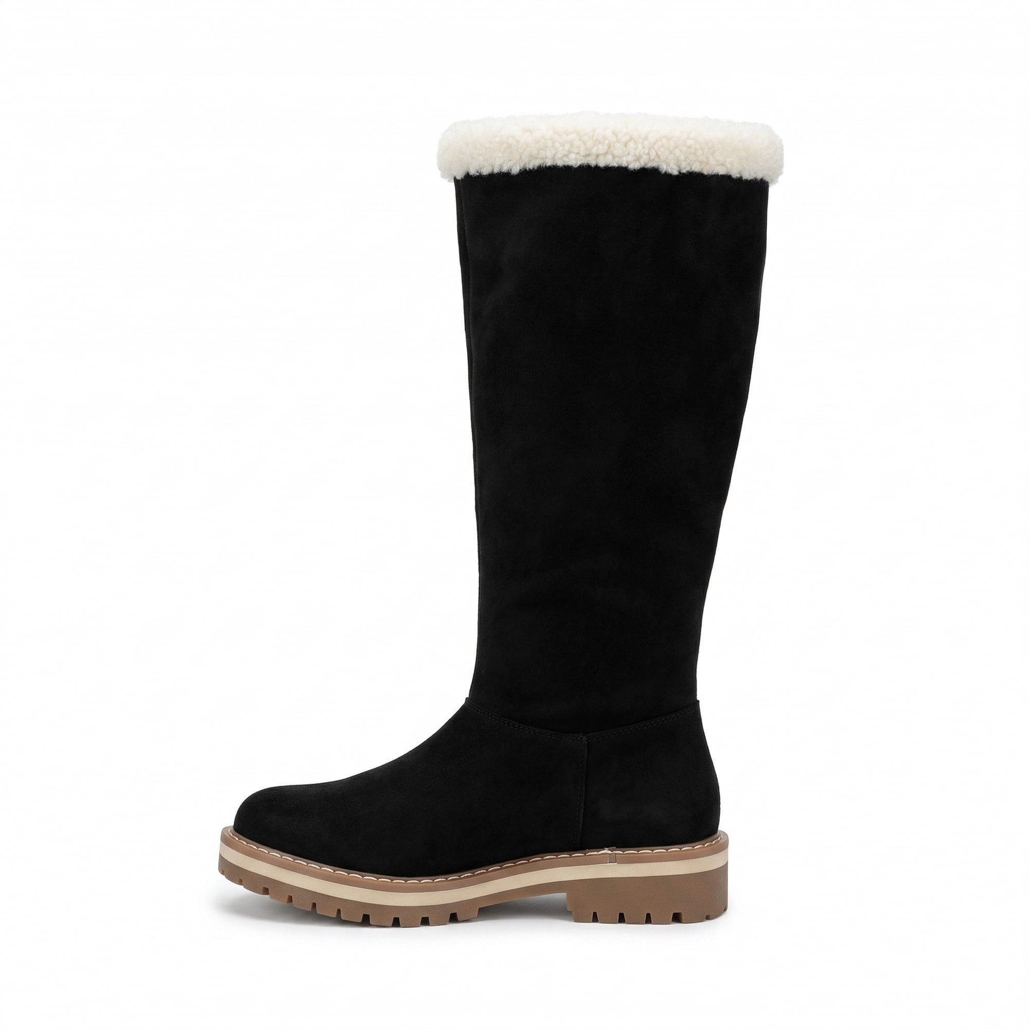 Pand G - Bota Mujer Larga De Gamuza Chiporro Pg24319