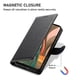 thumbnail image 4 of Funda para FOXDOCK Motorola Moto G75– Cuero Premium, 3 ranuras para tarjetas, Protección contra impactos, 4 of 5