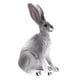 thumbnail image 4 of Figura De Conejo Realista Modelo De Zoológico De Animales De Granja Juguetes De Ense?anza Decoración De Mesa En Cuclillas Gris, 4 of 5