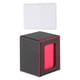 thumbnail image 1 of Caja para barajas de cartas coleccionables, estuche para guardar barajas, álbum de exhibición, organizador de cartas portátil de fácil acceso, estuche para barajas de cartas Forro rojo, 1 of 5