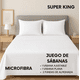 thumbnail image 2 of Sabanas hotel irish home microfibra super king color blanco, 2 of 3