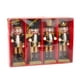 thumbnail image 3 of 4 Piezas Figura De Soldado Cascanueces Adorno De Muñeca Para Festival Oficina Fiesta Negro Y Dorado, 3 of 3