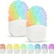 thumbnail image 1 of 2pcs Night Lights Plug Into Wall, LED Night Light For Kids, 8-Color Changing RGB Night Light With Dusk To Dawn Sensor, RGB Mode Nightlight Christmas Gifts For Baby Childrens, 1 of 2