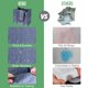 thumbnail image 5 of Bolsas de supermercado reutilizables VENO, paquete de 4 con fondo duro, color gris, 5 of 7