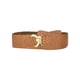 thumbnail image 1 of Cinturón de Cintura Ancho Inclinado Elástico con Estampado de Serpiente para Mujer INSPIRE CHIC Marrón, 1 of 4