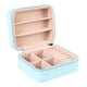 thumbnail image 4 of Organizador De Almacenamiento De Joyería De Cuero De PU Caja De Soporte De Bandeja De Exhibición Azul B, 4 of 5