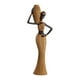 thumbnail image 5 of Estatua De Se?ora Tribal Africana, Adorno De Resina, Pieza De Arte Coleccionable Para Cafetería, Bar, Estilo C, 5 of 5