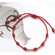 thumbnail image 2 of Pulsera hilo rojo 7 nudos protección ajustable, 2 of 3