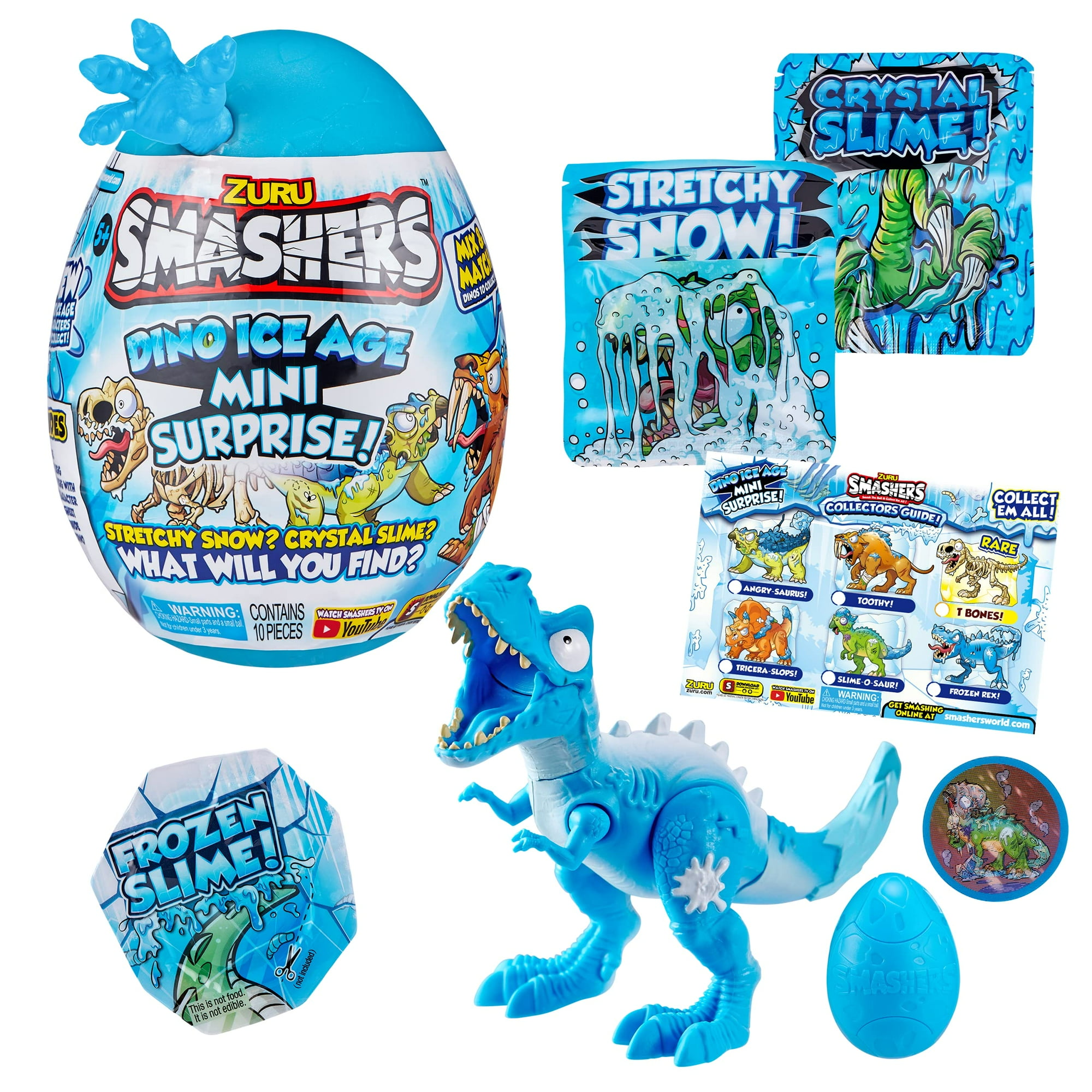 Smashers Dino Ice Age Mini Huevo Sorpresa - T Rex Skeleton Smashers Smashers