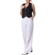 thumbnail image 2 of INSPIRE CHIC Chaleco de Mezclilla para Mujer sin Mangas con Cuello en V y Botones, Corto, Talla S, Negro, 2 of 6