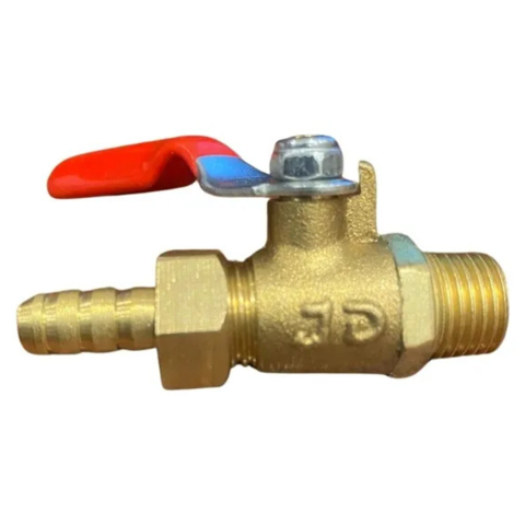 Erux - Llave De Paso 1/4 He - He Ii Compresor De Aire