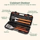 thumbnail image 4 of Juego de Herramientas para Parrilla de Lujo, 13 Piezas Cuisinart®, 4 of 9