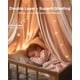 thumbnail image 3 of Dosel para Cama Gran Paloma con Doble Capa y Luces Estrella Rosa, 3 of 4