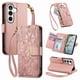 thumbnail image 1 of Funda FOXDOCK cartera de piel sintética para FOXDOCK Samsung Galaxy S26 Pro – Resistente a golpes, RFID – rosa, 1 of 6