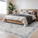 thumbnail image 3 of Alfombra Rugxara 122x152 cm Boho Lavable Azul, 3 of 9