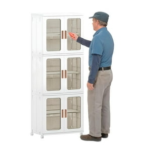 Prochef - Armario Plastico 2 Cuerpos 3 Niveles 65X39X172 Cm