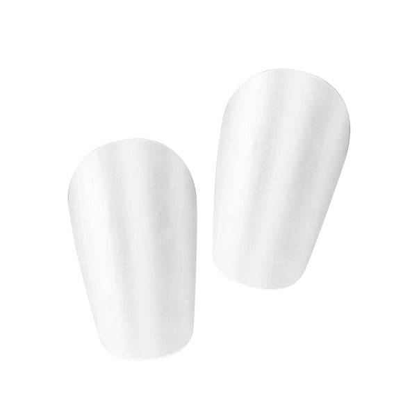 2pcs Mini Fútbol Guardanes de Protección de La Protección de La Espinilla de La Espinilla Compactos Equipos de Fútbol Protectores de Fútbol Guardias P S Blanco 10cmx6cm