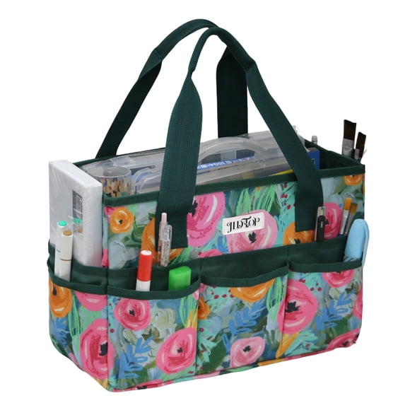 Bolsa Organizador de Suministros de Arte JLDTOP Floral Duradera