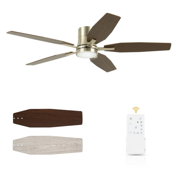 Ventilador de techo FANSHAIN 132 cm con luz y control remoto