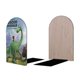 thumbnail image 2 of El Buen Dinosaurio Sujetalibros decorativos temáticos, tope para estantería con base antideslizante, uso dual para hogar y oficina - 2 piezas, 2 of 6