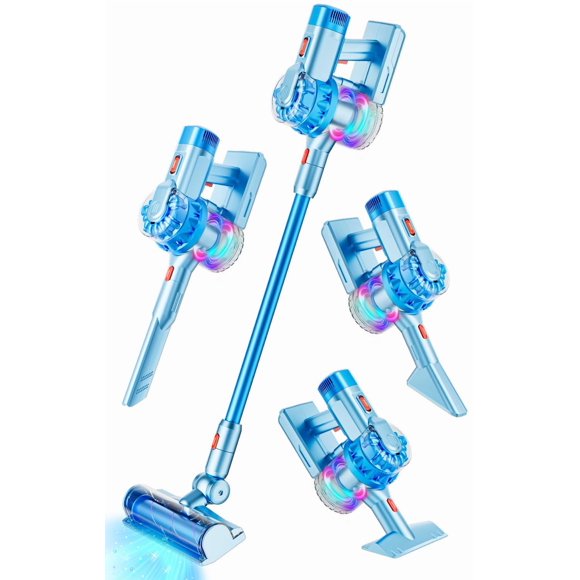 Aspirador de juguete 4 en 1 BLAXTEM para niños con set de succión