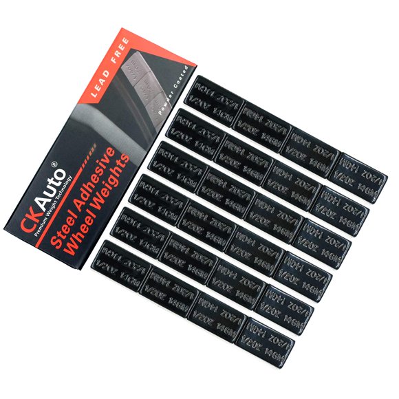 Pesas de rueda CKAuto Ultra Slim Low Profile 350 g (24 unidades)