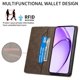 thumbnail image 2 of Funda tipo cartera con bloqueo RFID para Xiaomi Redmi 15 5G Con tapa abatible, portatarjetas, cierre magnético, TPU y soporte Marrón, 2 of 6