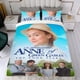 thumbnail image 4 of Ana de las Tejas Verdes Conjunto de sábanas temático, trío de piezas, cómodo y amigable con la piel, diseño único, regalo de decoración para el hogar para familiares, amigos y fans,140cm *210cm, 4 of 6